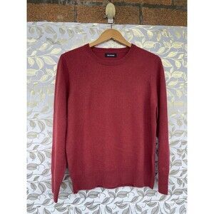 NAADAM 100% Cashmere Crewneck Sweater Red Pink | Soft Girl Aesthetic | Large
